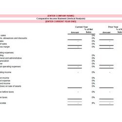 Out Of This World Income Statement Template Free Excel Download Analysis Vertical Blank Year Downloads Kb