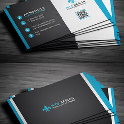 Preeminent Free Business Card Templates Design Graphic