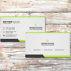 Outstanding Simple Business Card Template Pd