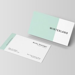 Simple Business Card Template By On Cards Templates
