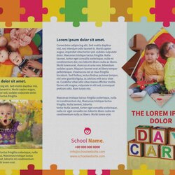 Spiffing Free Daycare Flyer Templates Great Flyers Examples In Childcare Brochures