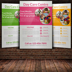 Great Free Daycare Flyer Templates In Ms Word Template Care Flyers Examples Child Center Editable Market