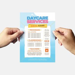 Daycare Flyer Template Free Back
