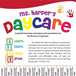 Terrific Daycare Flyers Templates Free Template Design Childcare Advertisement Flyer Advertising Care Posters