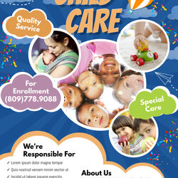 Supreme Daycare Flyer Template Letter Ts