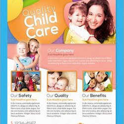 High Quality Free Daycare Flyer Templates Marvelous Day Care Flyers Best Of Childcare