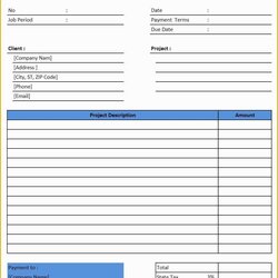 Superb Microsoft Excel Invoice Template Free Of Service Templates For Invoices Consultant Office Awful