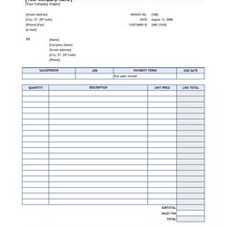 Excellent Info Create Invoice Template In Excel Free Download Zip Doc Service Bill Word Document Templates