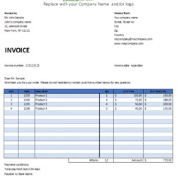 Outstanding Free Invoice Template For Microsoft Excel By Simple Programs Easily Themes Change Going Under
