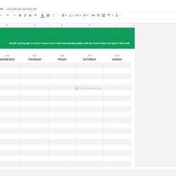Preeminent Best Google Sheets And Excel Online Calendar Templates