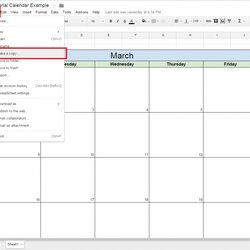 Matchless Calendar Template Google Sheets Printable Docs Editorial Using Create How To Free