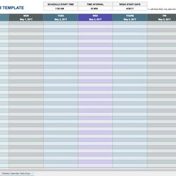 Capital Google Spreadsheet Template Calendar Weekly
