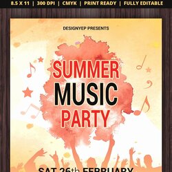 Sublime Event Flyer Templates Free Brochure Template