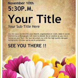 Sterling Free Printable Event Flyer Templates Of Word Ministry Posted Excel