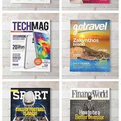 Super Magazine Covers Templates By Auto