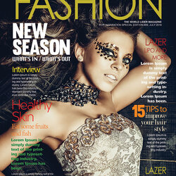 Supreme Magazine Cover Template Vogue