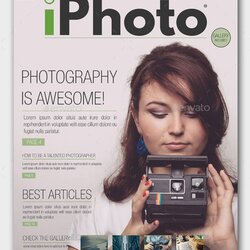 Spiffing Magazine Cover Template Free Sample Example Format Download Photography Templates Premium