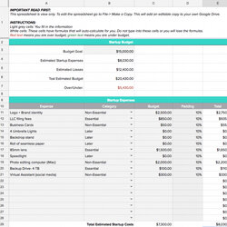 Fine Tech Budget Template Business Example Create Printable How To Free