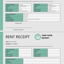 Supreme Printable Rent Receipts Free Templates Receipt Template