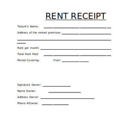 Very Good Formal Rent Receipt Template Sample Excel Templates Editable
