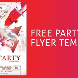 Brilliant Free Party Flyer Template