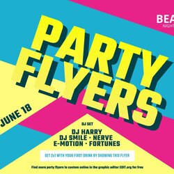 Excellent Free Party Flyer Templates Maker Editor Online