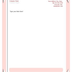 Champion Business Letterhead Templates Printable Forms Word Sample Edit Free
