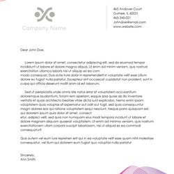 Very Good Free Letterhead Templates Examples Company Business Personal Letter Letterheads Trucking