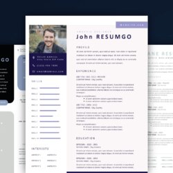 Superb Free Modern Resume Template Instant Download Templates