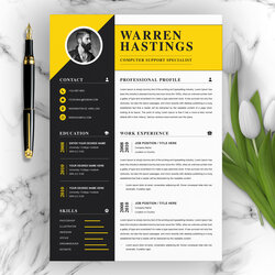 Perfect Creative Modern Resume Template Vitae Resumes Clean Professional And Curriculum Design Ms Word Apple