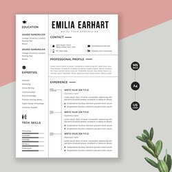 Capital Resume Design Template Modern Word Free Download