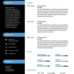 Out Of This World Modern Resume Template Pic Page