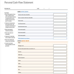 Cool Cash Flow Statement Examples Format Personal Simple Flows Business Monthly Statements Samples