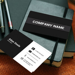 Great Minimal Business Card Template By Designs Cart