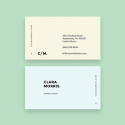 Champion Free Minimal Business Card Template