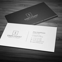 Out Of This World Simple Minimal Business Cards By On Layout