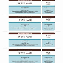 Microsoft Word Ticket Template Beautiful Event Tickets Templates Of