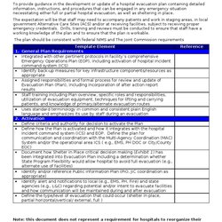 High Quality Hospital Evacuation Plan Checklist Incident Command System