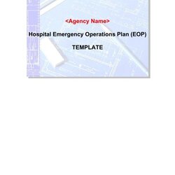 Perfect Hospital Emergency Operations Plan Template