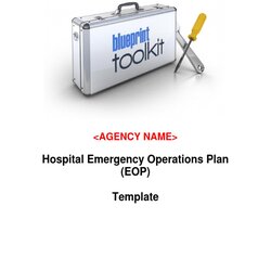 Hospital Emergency Operations Plan Template Incident Command