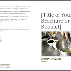 Legit Free Booklet Template Word Templates