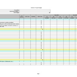 Spiffing Project Budget Excel Templates At Template