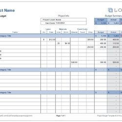 Super The Best Excel Templates For Project Management And Tracking Detailed Budget