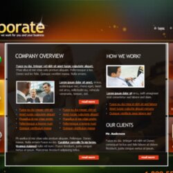 Superior Awesome Free Premium Flash Website Templates Download