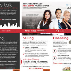 Cool Real Estate Brochure Marketing Realtor Brochures Team Luxury Office Postcard Br