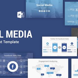 Template Social Media Free Download Templates Slides