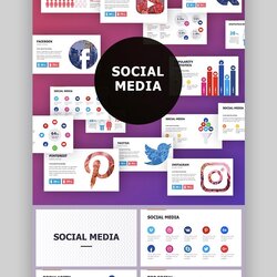 Admirable Social Media Marketing Top For Business Presentation