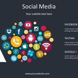 Out Of This World Free Social Media Presentation Template Printable Templates