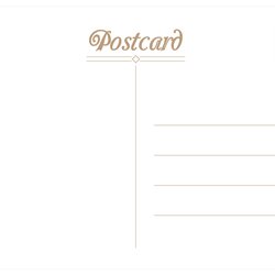 Swell Best Blank Printable Christmas Postcards For Free At Postcard Templates Post