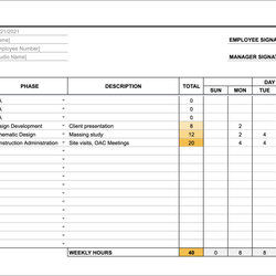 Outstanding Free Billable Hours Spreadsheet Architect Template